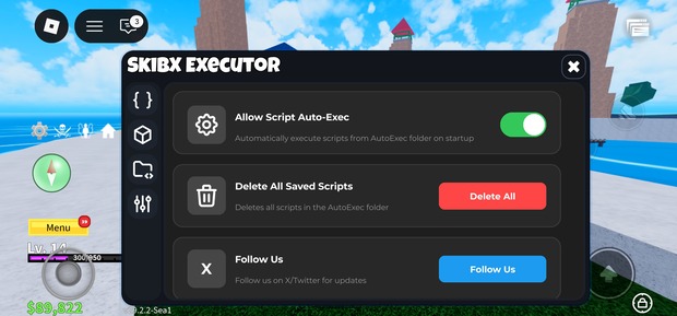 Skibx Executor Menu